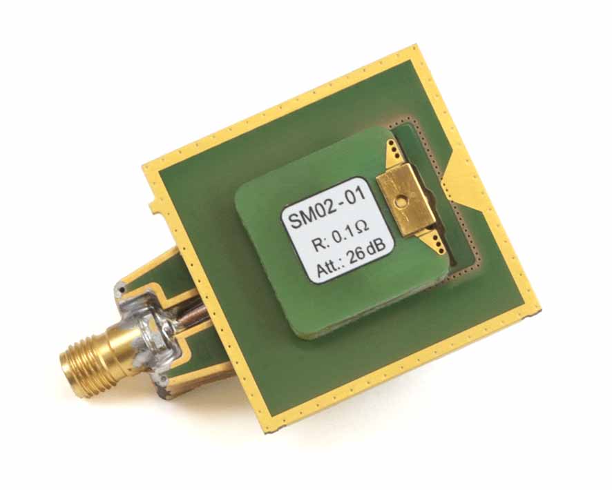 SM 02-01 SMA, Shunt 0,1 Ohm mit SMA-Steckverbinder